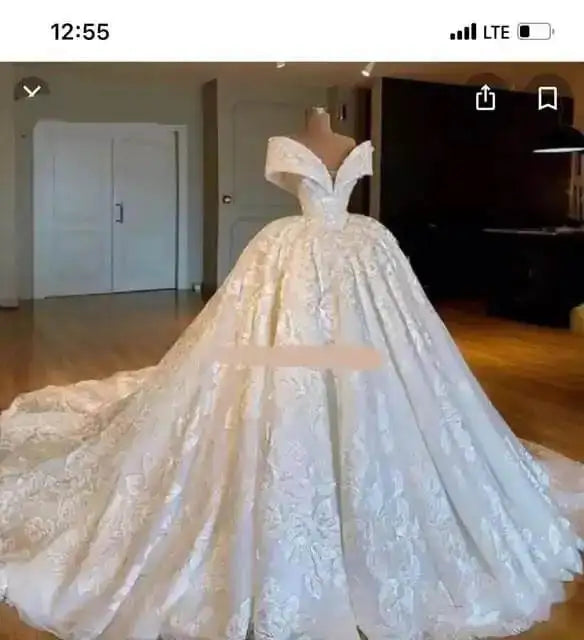 Boutique HOT SALE  Mermaid Luxury V -Neck Sexy Trailer Lace Up Shoulder -Back Simple Bride Chapel Train Wedding Dresses Elegant Evening Wedding Prom Party Bridal Formal Gown Ladies Luxury Apparel Supplies