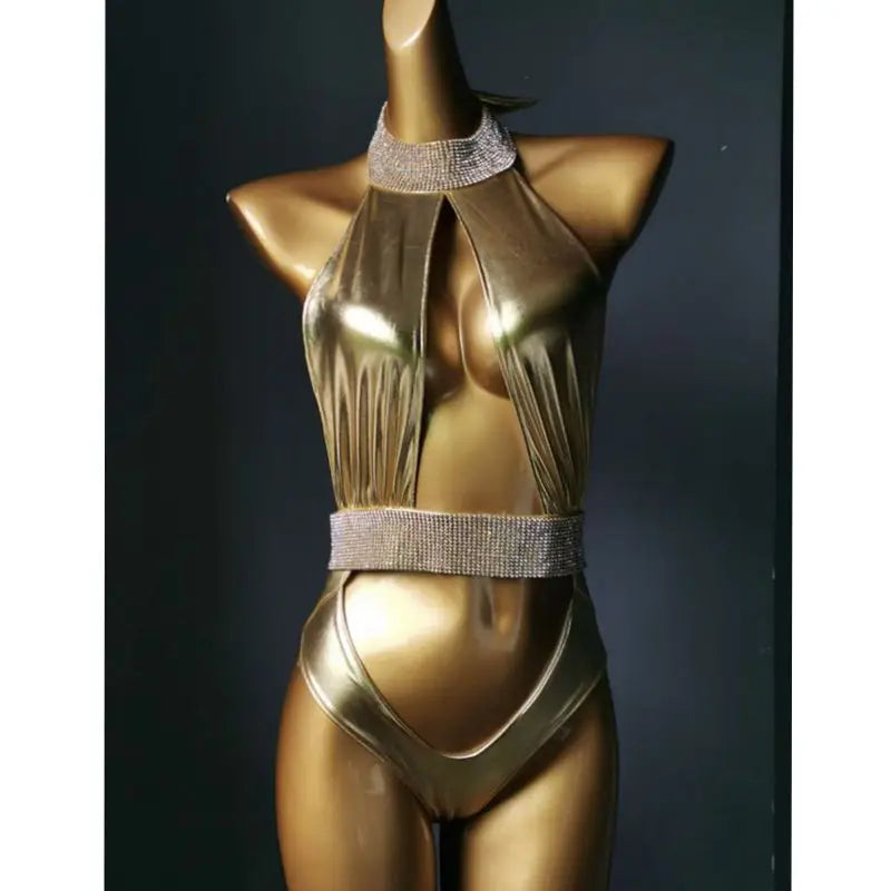 NEW Arrivals Women 4 Colors Luxurious Rhinestone Diamond Swimwear Sexy Ladies  Bling Stones Swimsuit Push Up Hot Selling Girls Ladies Sexy Beachwear