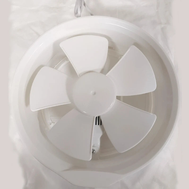 8 inch Exhaust Fan, Bathroom Ventilation Fan, Wall-Mounted Bathroom, Kitchen Exhaust Fan, Powerful Round Household Silent Fan