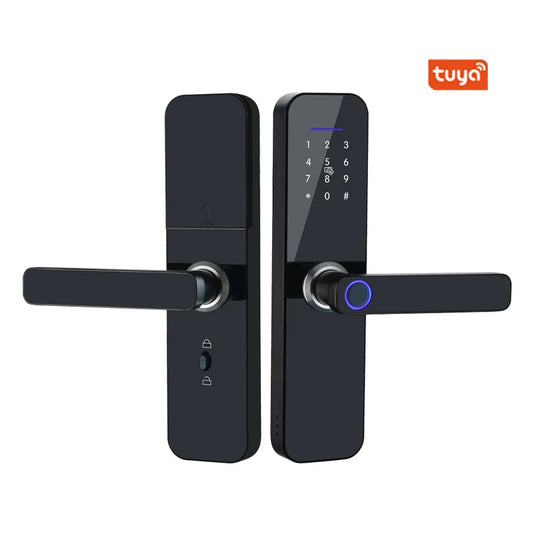 NEW Arrivals Home Office Digital Intelligent  Door Lock with Fingerprint Password Keyless Entry Support TUYA APP  Bluetooth for Door Access Control System Home Smart Devices Security Supplies