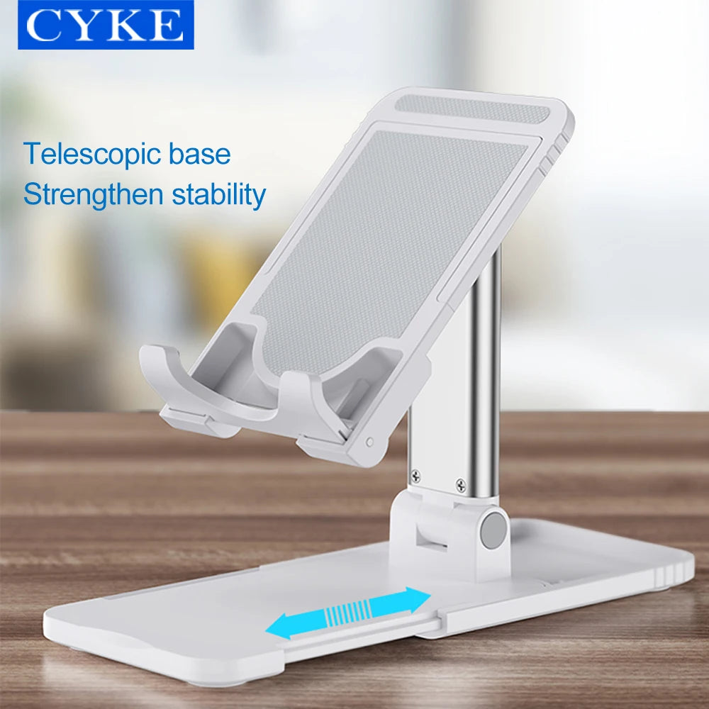 3 in 1  Flexible Cell Phone Holder Aluminum Metal Telescopic Folding Mobile Tablet Desk Stand Tc01