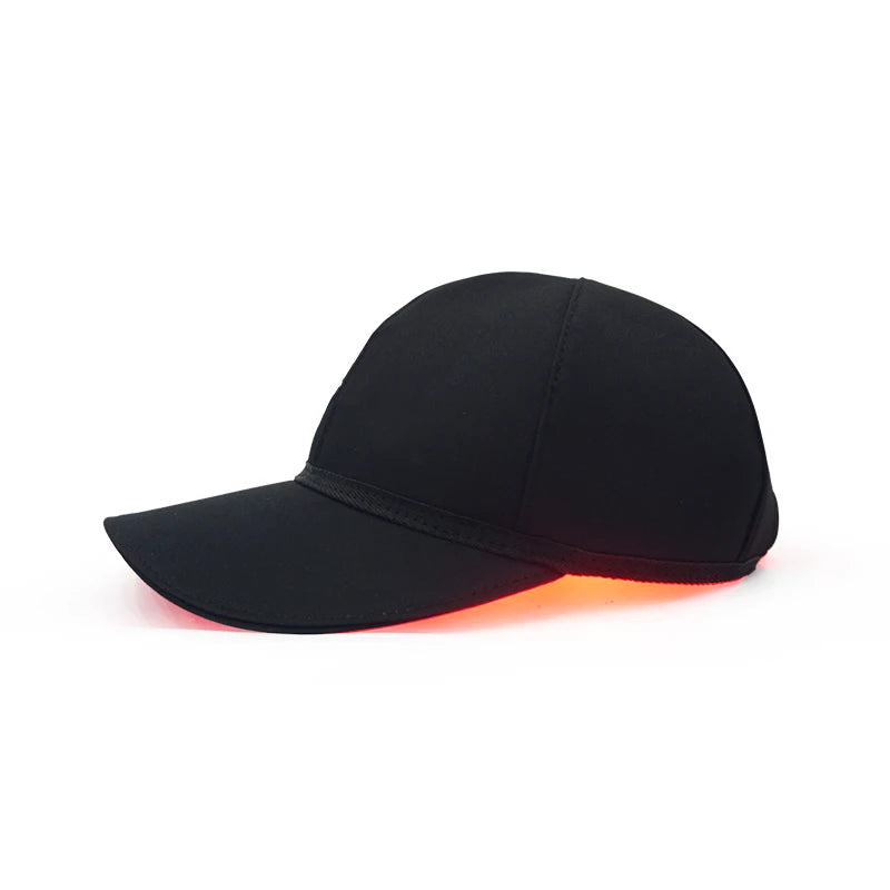 EMF-Free Red Light Therapy Hat 660nm 850nm 136 LEDs Rechargeable Hair Growth Cap Timing Dimming Pulse Led Light Anti-Loss Therapy Hat Scalp Treatment Women Men Hair Care Supplies