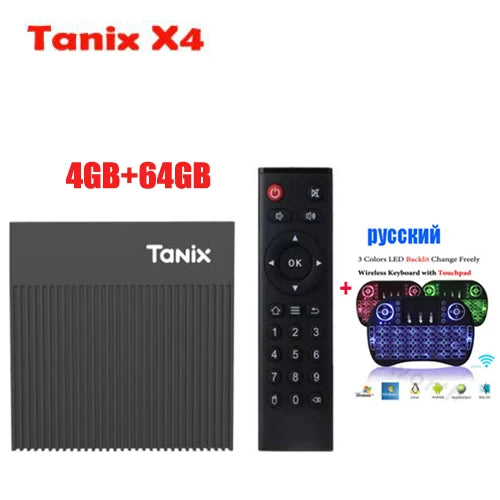 NEW Arrivals X4 TV Box Amlogic S905X4 Android 11 2.4G 5G Dual Wi-Fi 100M 4K Optional i8 keyboard VS X96 Max Ultra X96q mecool km7 Bluetooth Remate Control TV-Box Home Electronics Accessories Supplies