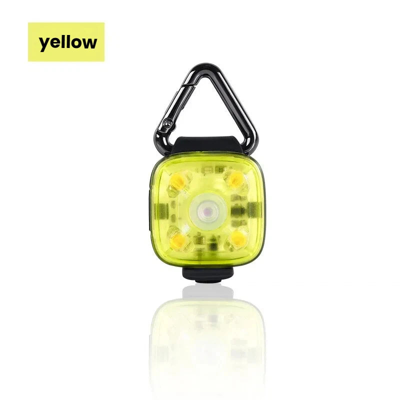 10 Colors Dogs Cats Night Walking 4 Lamp Beads Frosted Shell Pet Walking Light Two Wearing Ways 3 Flash Modes Long Battery Life Dog Collar Clip Safety Light Anti-Lost Pets Security Accessories