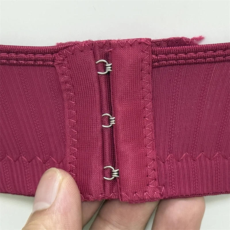10 Colors Extra Plus Size One Piece Breathable Full Cup Back Closure Strappy Back Adjusted Straps Wire Free Women Bra Ladies Underwear Apparel Accessories