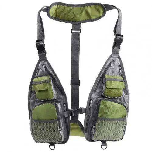 Fishing Mesh Vest Lightweight Fishing Vest with Pockets Open Sides  High Quality Soft Breathable Multipurpose Trolling Vest Fishing Apparel Accessories