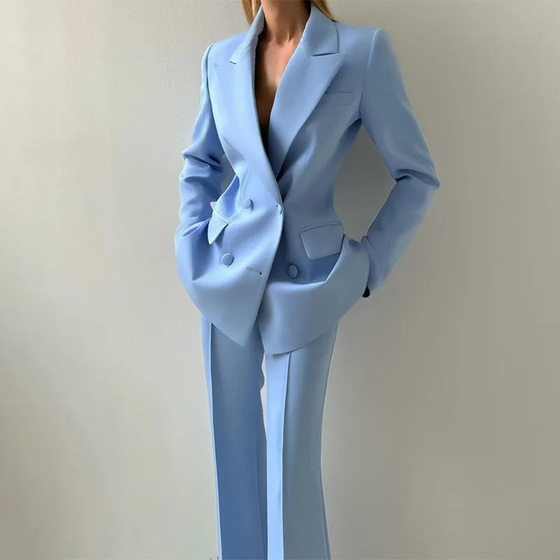 3 PCS Set Boutique HOT Sale Spring/Autumn  New Fashion Temperament Sexy Commuter Suit Corset Pants Jacket Women's Blazer Suit Ladies Sets Luxury Clothing Supplies.