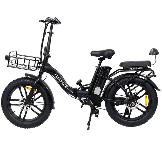 NEW Electric Bikes Folding Aluminum Alloy Frame 20*4-inch Tire E-Bike Brushless 48V Lithium Battery 7 Speed 250W Rear Hub Motor Urban Commuter