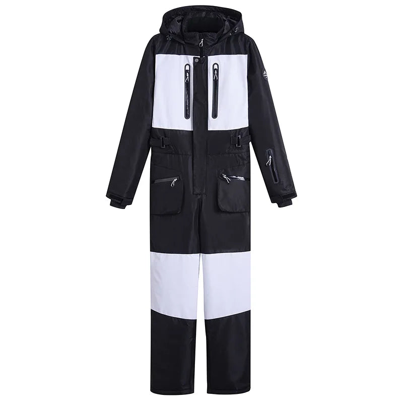 NEW Arrivals 8 Colors  Winter Outdoor Windproof Waterproof Warm Snowboard Double-Board Women Men's One-piece Ski Suit Ski Jacket Ski Pants Jumpsuit Snowmobile Ski Center Suit Winter Sports Apparel Clothing Supplies