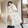 4 Colors M-2XL Women New Style Fashionable Temperament Hooded Windbreaker Versatile Casual Loose Long Women's Windproof Jacket Snow Outerwear Coats Ladies Winter Apparel Supplies