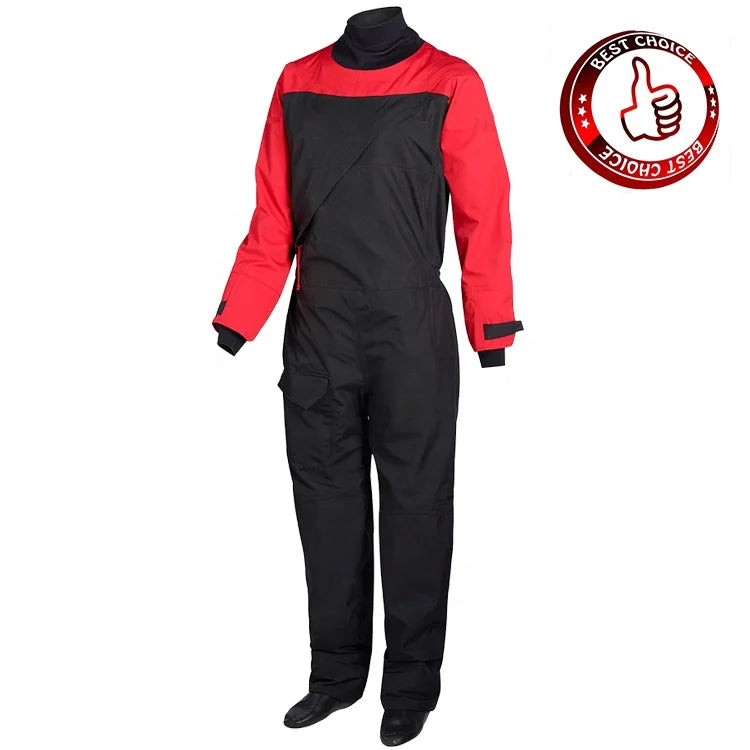 Neoprene Dry Suit High Quality  Women 3 Layer Breathable Fabric Front Zip Drysuit  Professional Training Suit Kayak Canoe Waterproof Windproof Water Sports Clothing Supplies