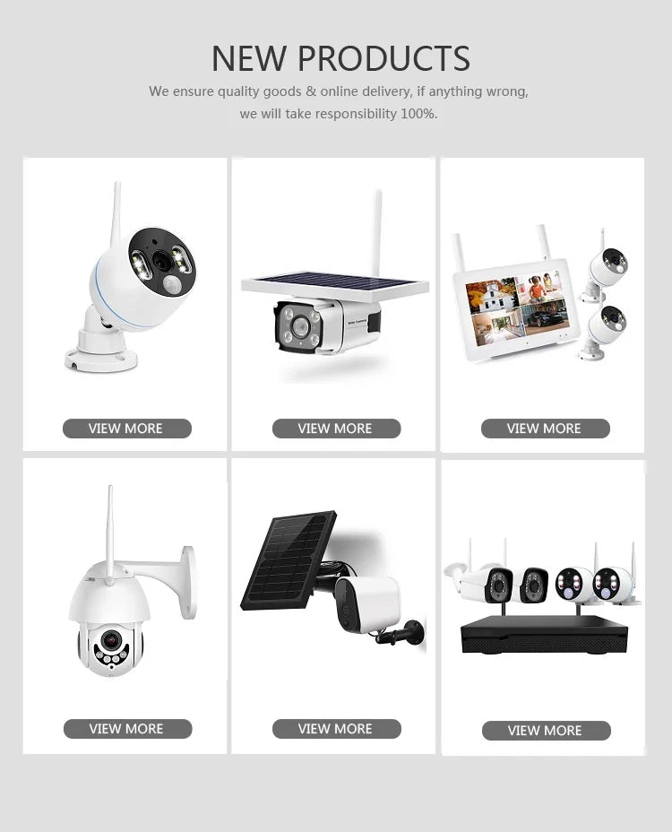 Home Villa Business Store Professional Top Quality 12V 4Ch/8Ch 3MP/5MP Wireless NVR Kit P2P Indoor Outdoor IR Night Vision Security IP Camera WI-FI CCTV Surveillance System Security Supplies