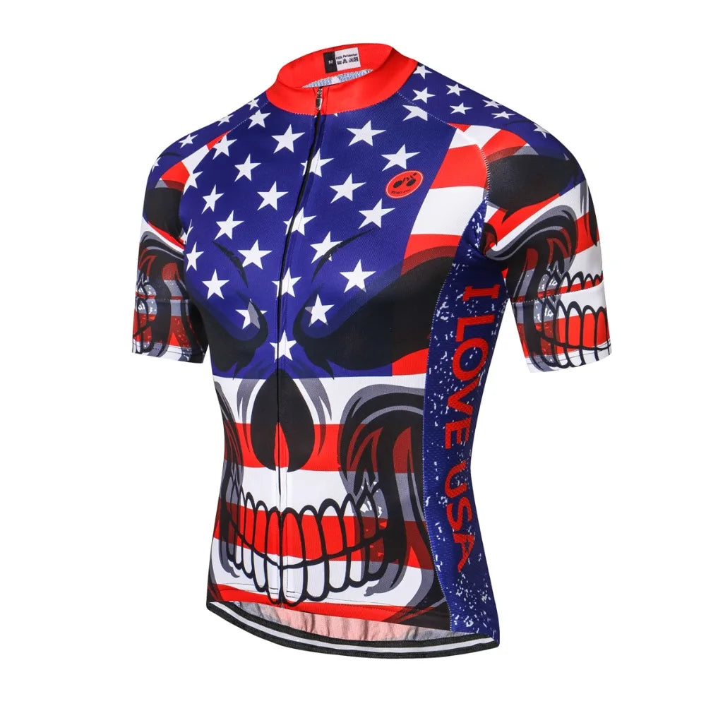 UK USA Team Bike Bicycle Cycling Clothing Cycling Jersey Cycling Shorts Cycling Jersey Sets Women's Men's MTB Shorts Pad