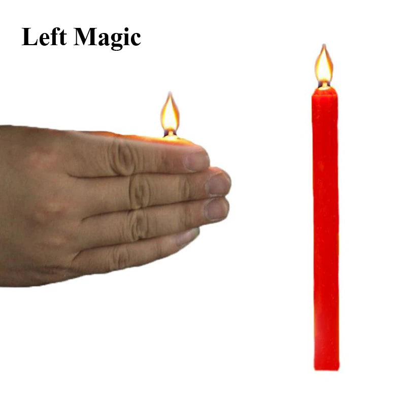 NEW Flaming Thumb Tip Fire Adults Magic Tricks Candle Lite Flame Moving Street Magic Props Tool Illusion Mentalism Accessories Halloween Holidays Toys Supplies
