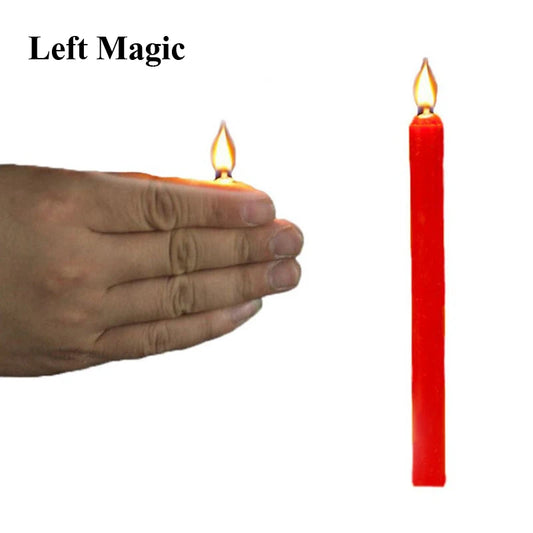 NEW Flaming Thumb Tip Fire Adults Magic Tricks Candle Lite Flame Moving Street Magic Props Tool Illusion Mentalism Accessories Halloween Holidays Toys Supplies