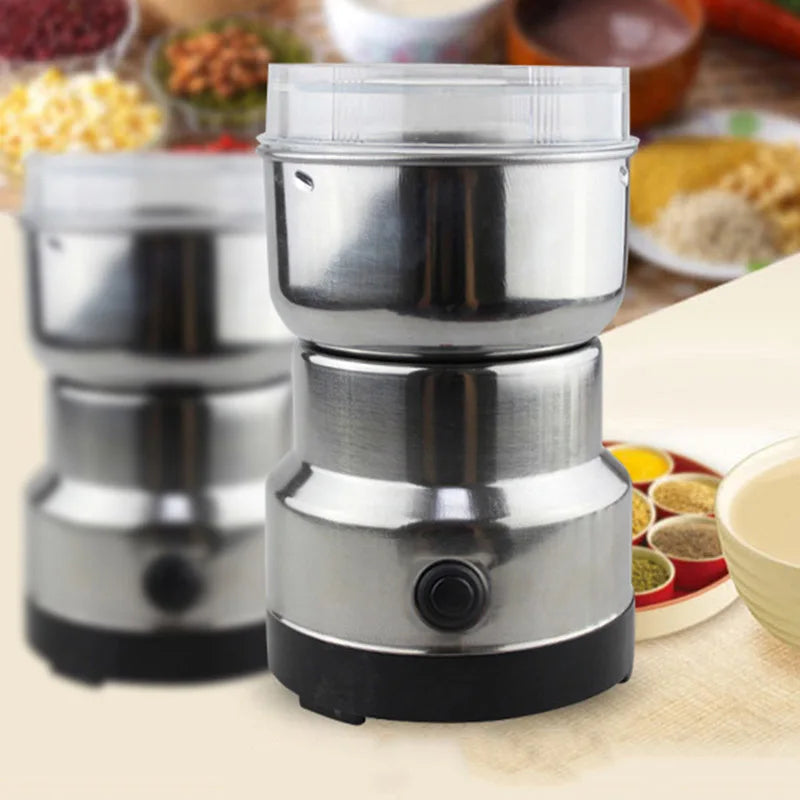 The Best Price  Multi-Functional Electric Grinder Grains/Nuts/Spices/Herbs/Coffee Bean Grinding Machine Kitchen Accessory With EU Plug Home Kitchenware Supplies