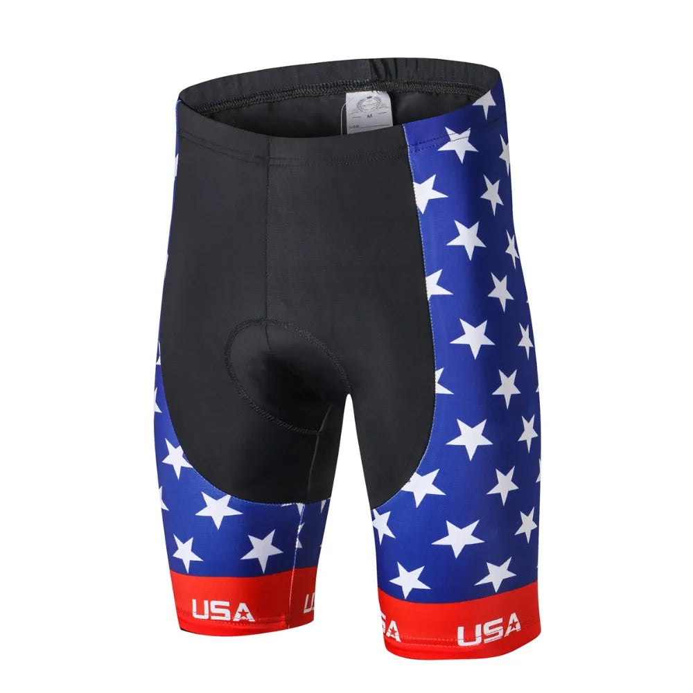 UK USA Team Bike Bicycle Cycling Clothing Cycling Jersey Cycling Shorts Cycling Jersey Sets Women's Men's MTB Shorts Pad