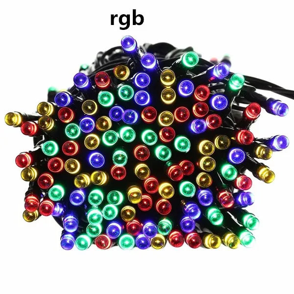 NEW Arrivals Solar String Light Fairy Garden Waterproof Outdoor Lamp 5/712/22M 6V Garland For Christmas Xmas Holiday Party Home Decoration Accessories Supplies