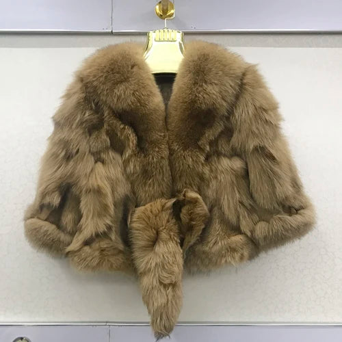 New Arrival S-2XL 12 Colors Women Real 100% Natural Fox Fur Coats Autumn Winter Fox Fur Short Style Jacket Warm Real Fox Fur Overcoats