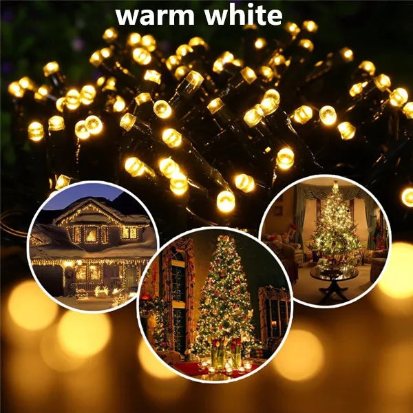 NEW Arrivals Solar String Light Fairy Garden Waterproof Outdoor Lamp 5/712/22M 6V Garland For Christmas Xmas Holiday Party Home Decoration Accessories Supplies