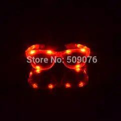 NEW 6/12 PCS Set Glow in the Dark Light Up Led Flashing Glasses EDM EDC Rave Party Bar Night Clubwear Eyewear Accessory Luminous Sunglasses