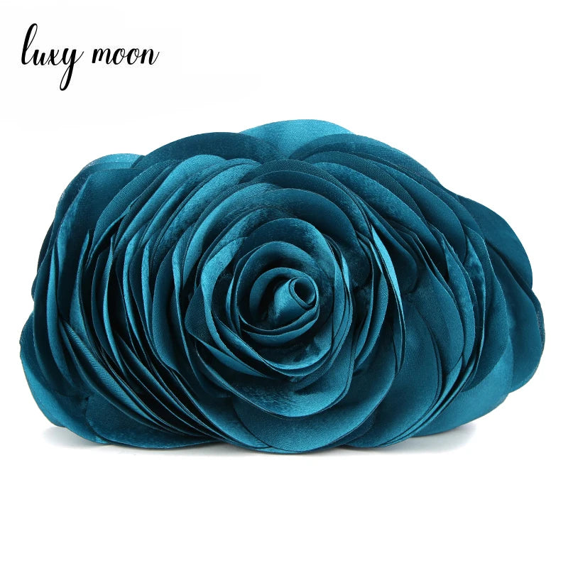 Hot Sale Evening Bag Flower Bride Small Purse Full Dress Party Handbag Wedding Wallet Women Floral Chain Lady Clutches