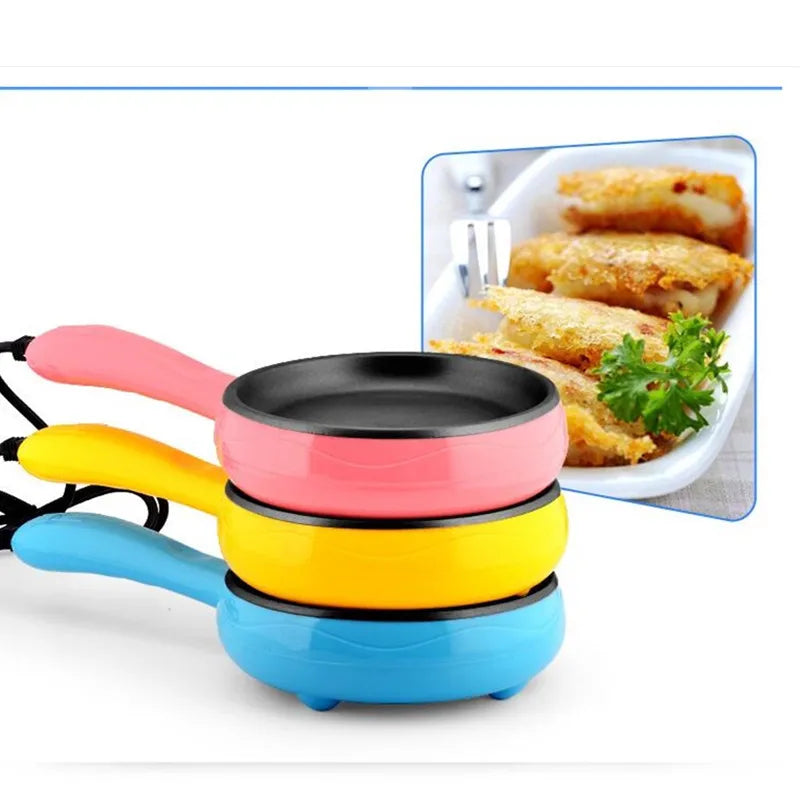 NEW Arrivals 220V Electric Multifunctional Egg Steak Frying Plate Machine  3 Color Available Crepe Breakfast Maker Machine EU/AU/UK Plug