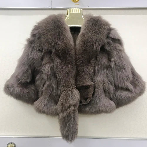 New Arrival S-2XL 12 Colors Women Real 100% Natural Fox Fur Coats Autumn Winter Fox Fur Short Style Jacket Warm Real Fox Fur Overcoats