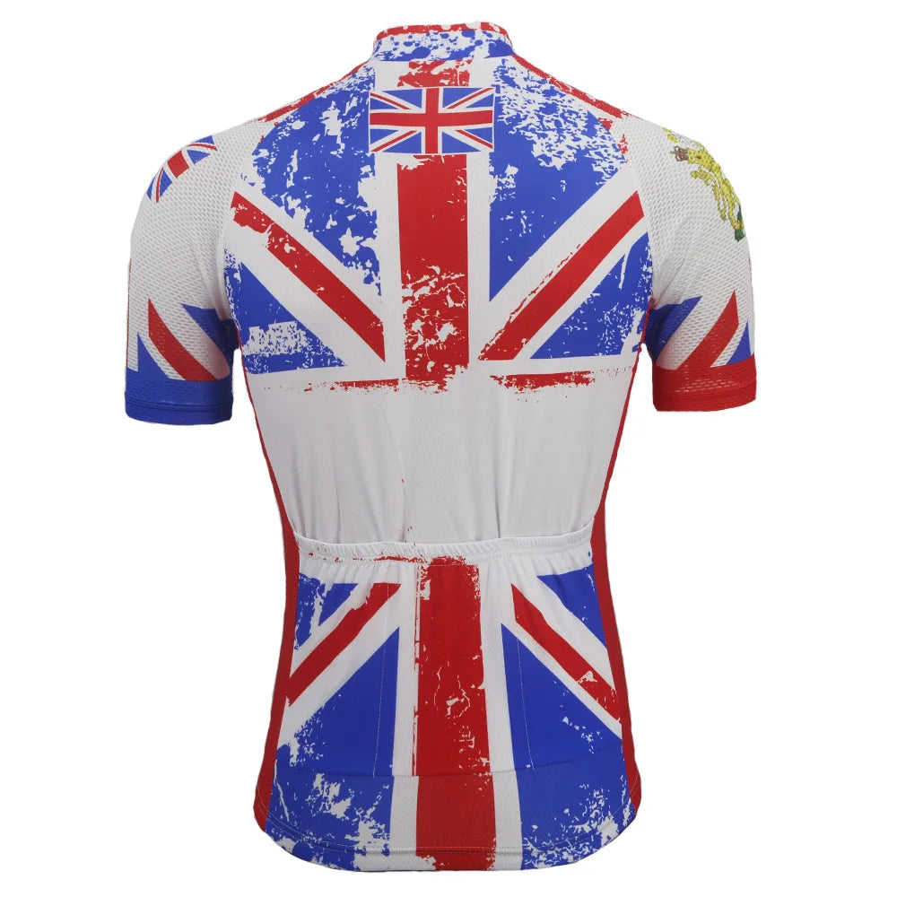 NEW Arrivals S-6XL UK  National Royal Team Cycling Jersey Women Men Short Sleeve Cycling Clothing Mountain Cycling Top Breathable MTB T-Shirt Sports Apparel Accessories