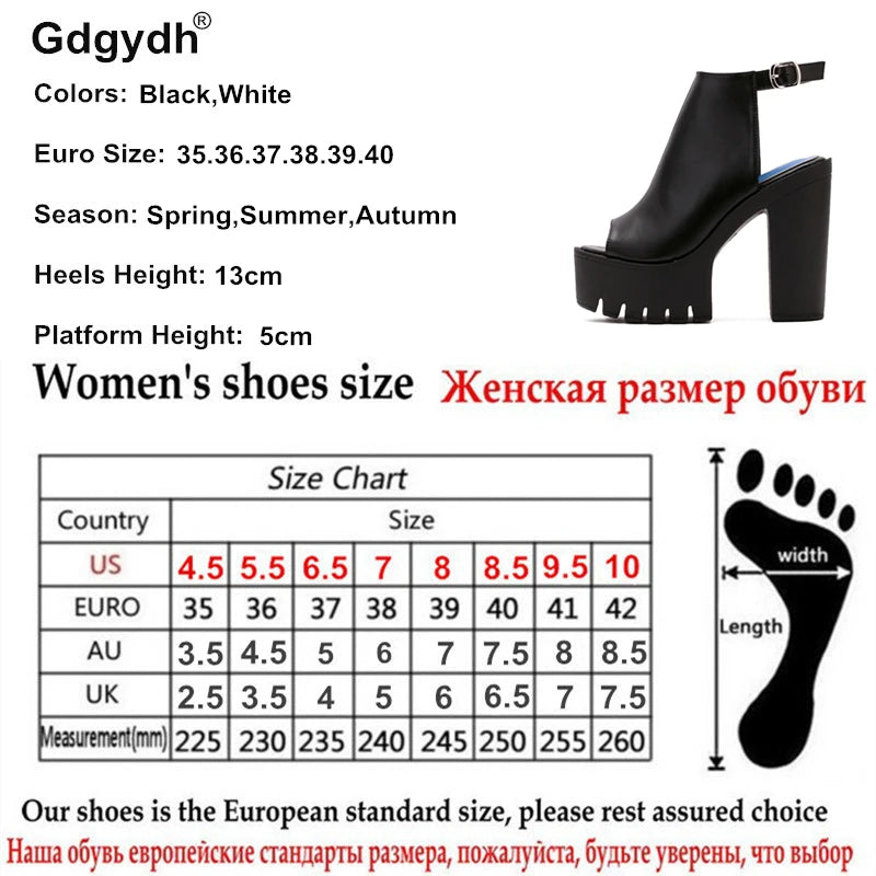 Hot Sale Italian European Women Ladies Summer Shoes Slingbacks High Heels Sandals Platform Casual Shoes for Party New Black Size 35-42 Female Girls Casual Footwear Supplies Streetwear Shoes Products