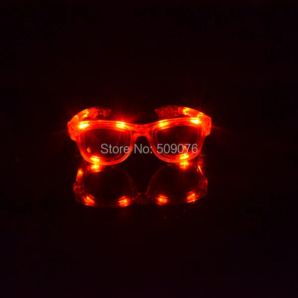 NEW 6/12 PCS Set Glow in the Dark Light Up Led Flashing Glasses EDM EDC Rave Party Bar Night Clubwear Eyewear Accessory Luminous Sunglasses