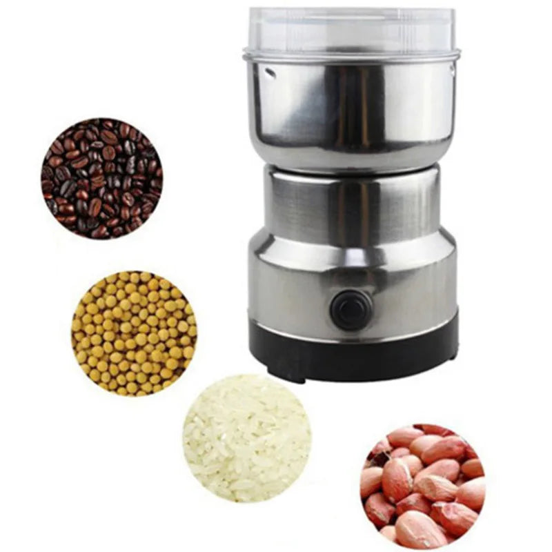 The Best Price  Multi-Functional Electric Grinder Grains/Nuts/Spices/Herbs/Coffee Bean Grinding Machine Kitchen Accessory With EU Plug Home Kitchenware Supplies