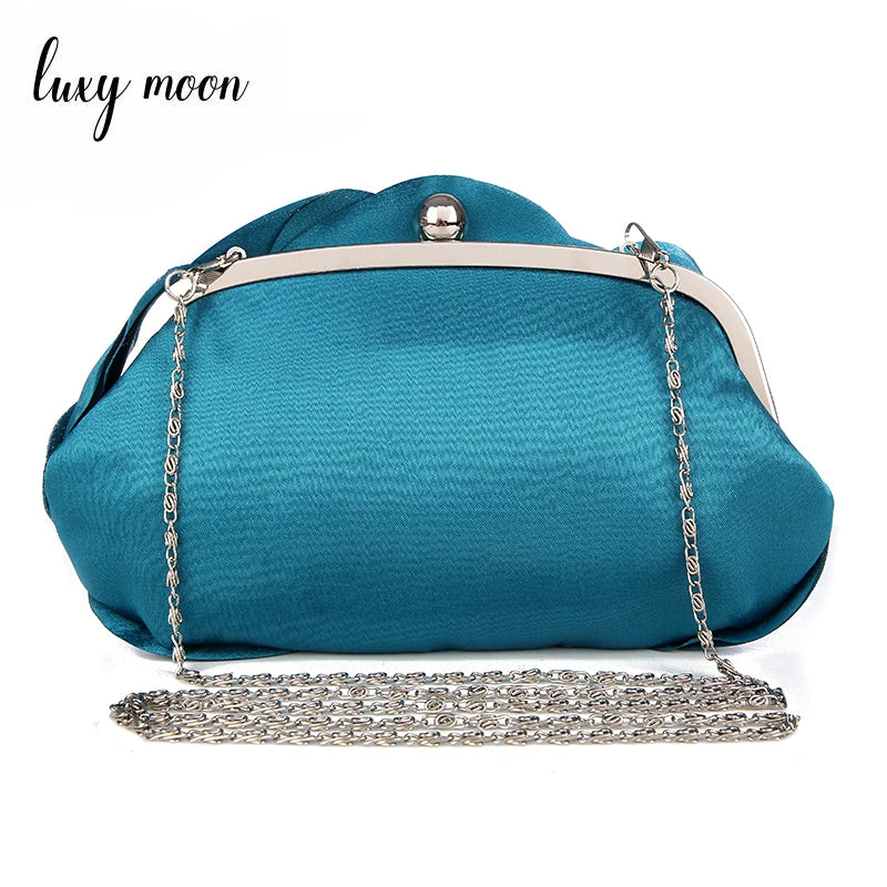 Hot Sale Evening Bag Flower Bride Small Purse Full Dress Party Handbag Wedding Wallet Women Floral Chain Lady Clutches