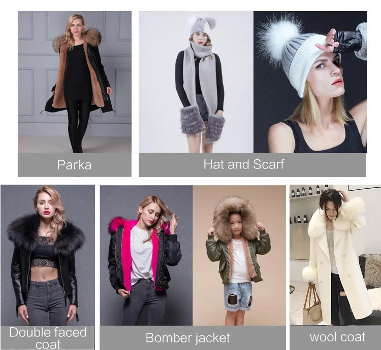 BEST PRICE NEW Arrivals 7 Colors Winter New Real Fur Coat Jacket Women Warm 100% Natural Raccoon Fur Liner Coat Parka Fur Coat Snow Boots Outerwear Jackets Ladies Winter Luxury Apparel Supplies