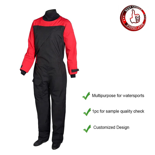 Neoprene Dry Suit High Quality  Women 3 Layer Breathable Fabric Front Zip Drysuit  Professional Training Suit Kayak Canoe Waterproof Windproof Water Sports Clothing Supplies
