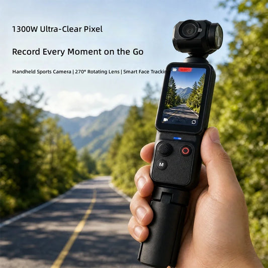 NEW Arrivals Wi-Fi HD Recording 2.19" Screen TF Card Support Automatic Power Saving Smart Facial Sport Q17 Handheld Action Camera