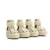 NEW Arrivals 8 Colors Hot Summer Pavement Dog Rain Shoes with Holes Anti Slip Paw Protectors Waterproof Noctilucent Dog Boots Night Walking Anti-Lost Shoes Pets Apparel Accessories