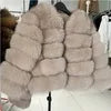 NEW Arrivals 10 Colors S-6XL Plus Size Women's Artificial Fur Jacket Versatile Faux Fur Short Jacket Outerwear Bomber Coats Evening Party Night Clubwear Coats Women Winter Apparel Supplies