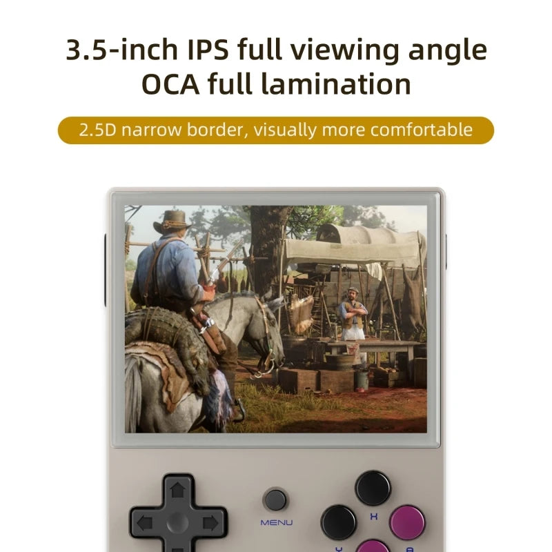 RG35XX 3.5-Inch 64G 5000+ Games Retro Handheld Game Console Open Source Game Player High Quality Computer Gaming Supplies