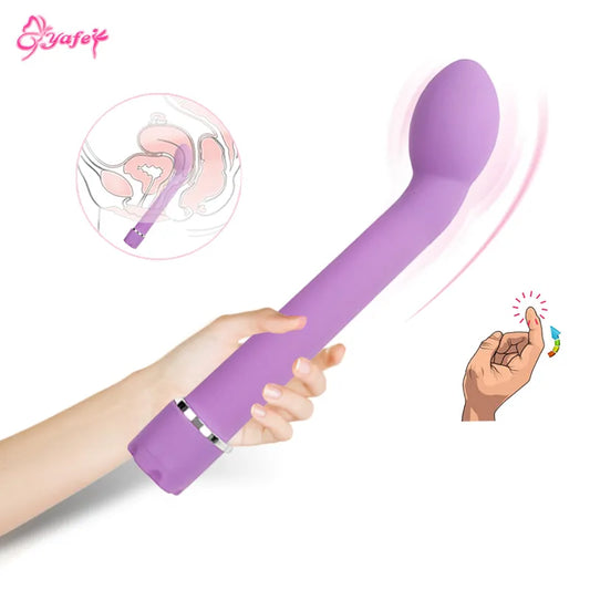 Powerful G-Spot Vibrator for Women Nipple Clitoris Stimulator Vagina Anal Orgasm Finger Shaped Dildo Sex Toys for Adults