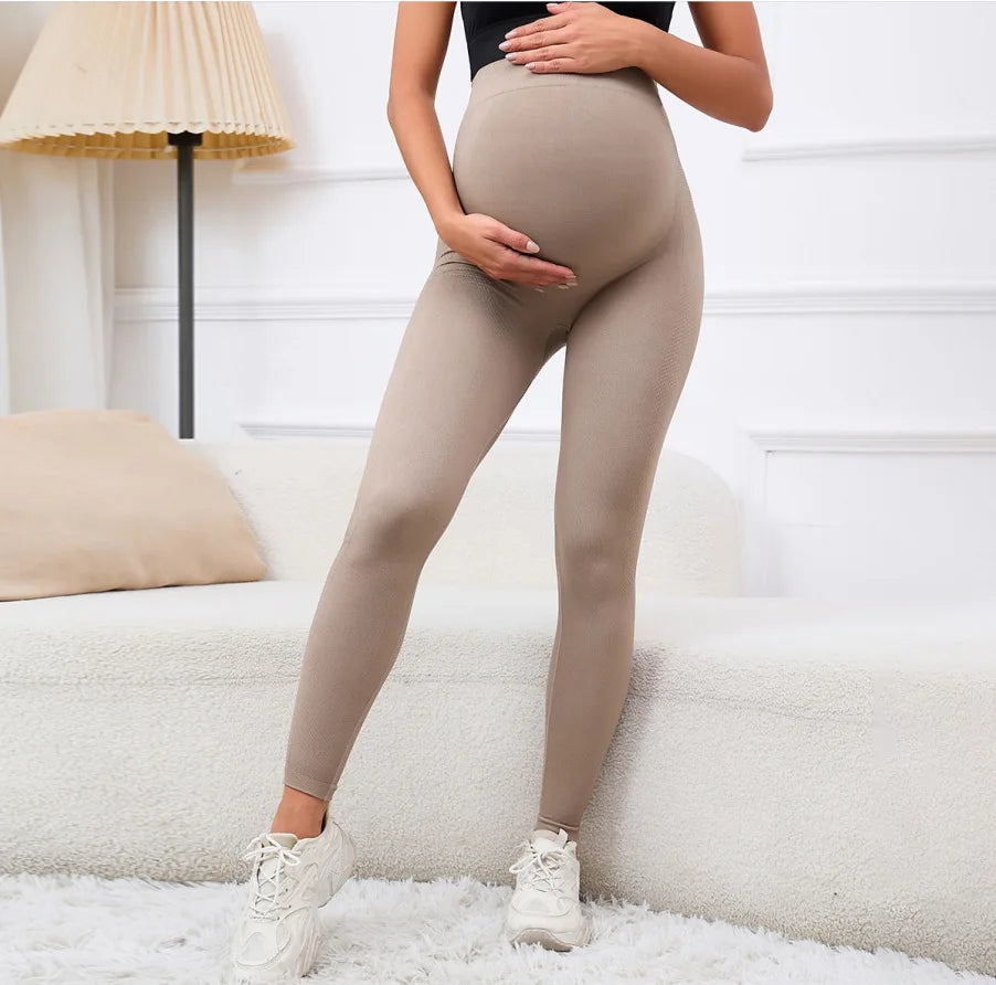NEW Arrivals 7 Colors Women's Maternity Pants High Waist Leggings Quick-Dry Moisture-Wicking Elastic Belly Support New Design Pants Outdoor Hiking Fitness Activewear Sportswear