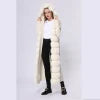4 Colors Siberian -30"C Popular Women's Natural Real Fur Coat Long Ladies Real Fox Fur Coat Fur Sweater Hooded 120-125cm Length Knit Cardigan Ladies Winter Fashion Apparel Supplies