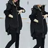 5 Colors S-3XL Women's Windbreaker Mid-Length Spring and Autumn New Korean  Version Casual Temperament Black Loose Hooded Fashion Coat Women Casual Clothing Supplies
