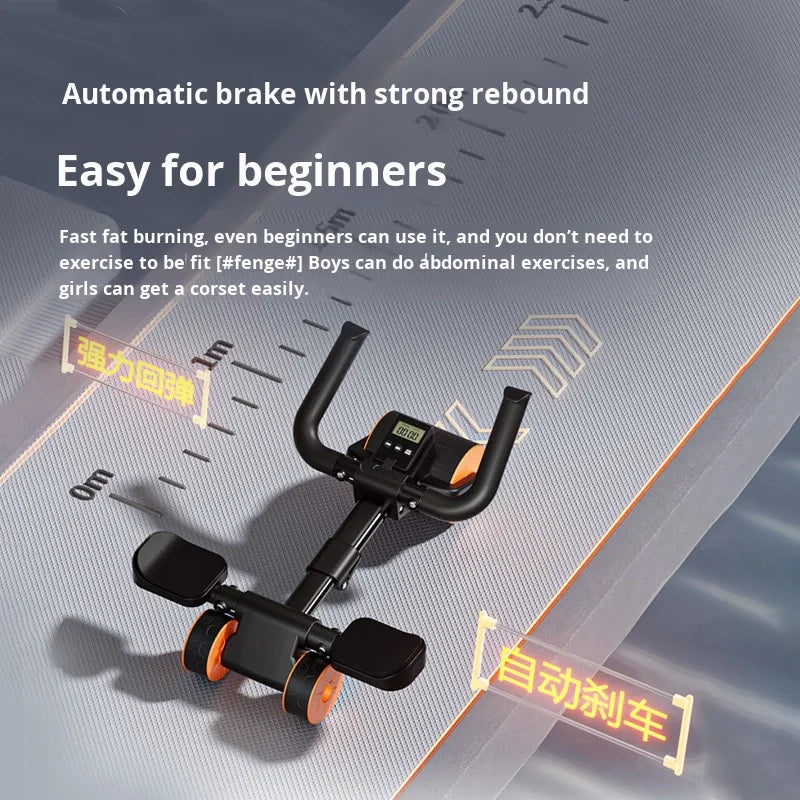 New Durable Multifunctional Home-Use ABS Abdominal Wheel Unisex Fitness Equipment Elbow Support Curling Exercise Home Gym Accessories Sports Supplies