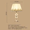 NEW Wedding LED Luxury Crystal Contemporary Decorative Light Home Villa Bedside Bedroom Living Room Luxury Lampshade Hotel Natural Crystal Table Lamps