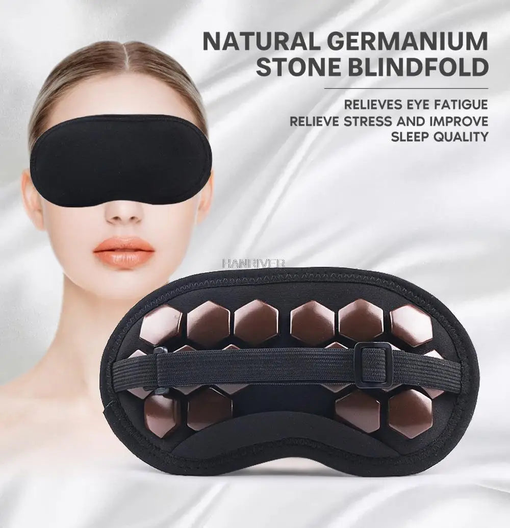 Germanium Stone Eye Mask Health Care Eye Mask Blackout Sleep Eye Mask Multifunctional Eye Mask Unisex