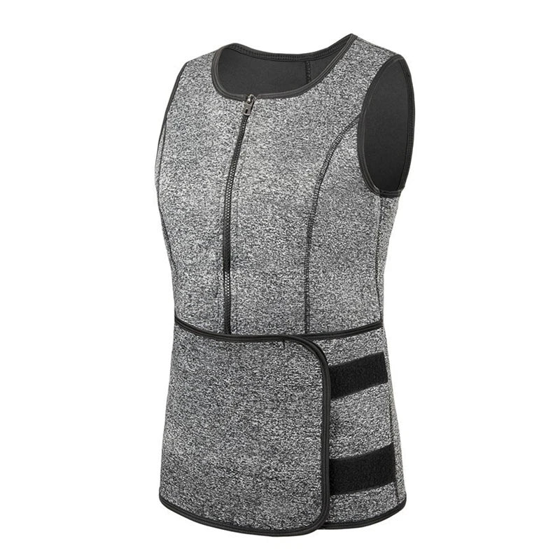 S-3XL Neoprene Men's Body Shaper Waist Trainer Vest Slimming Shirt Sauna Sweat Compression Undershirt Shapewear Fat Burner Workout Tops