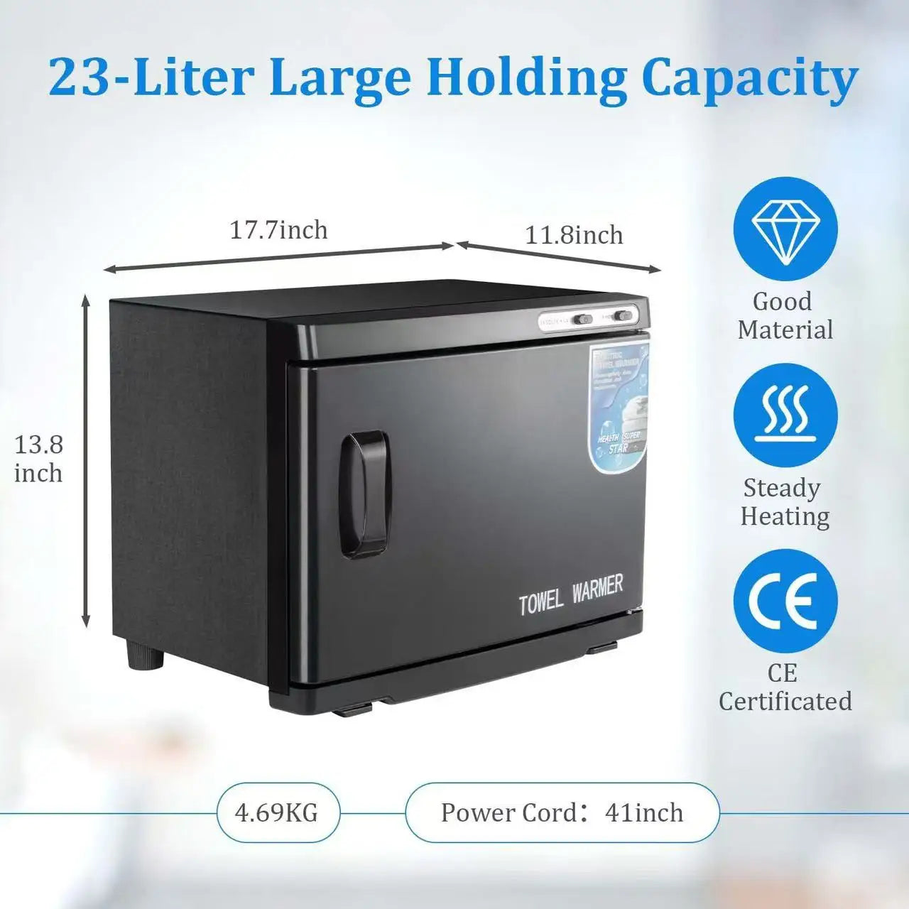 2 in 1 Large Capacity With Sterilizer Double Disinfecting Babies Clothes Sanitizer Cabinets for Salon Spa Hot Towel Warmer Cabinet Machine Home Hotels Supplies