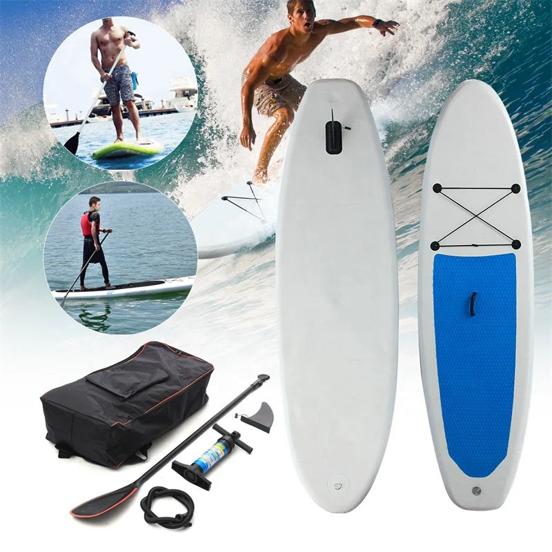NEW Set  All-Round Inflatable Paddle Board Air Surf SUP for Offshore Waters with Pump Included River Lake Ocean Beach Sea Women Men Summer Sports Surfing Accessories Tools Set