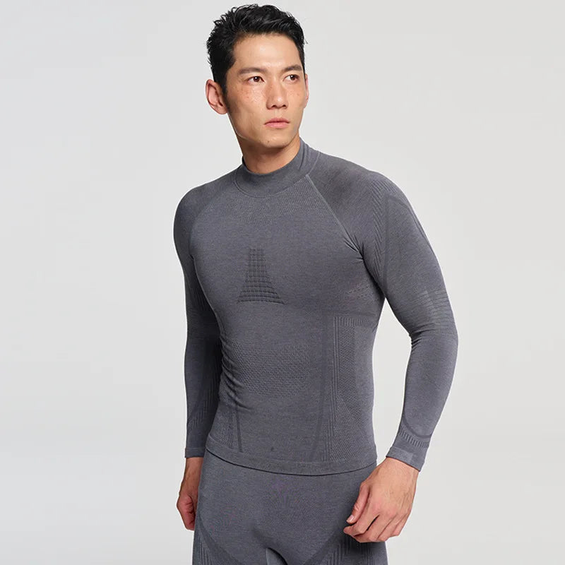 2 PCS Set S-2XL 7 Colors Custom Men's Women's Merino Wool Winter Ski Underwear Quick Dry Outdoor Skiing Riding Hiking Ice Hockey Thermal Underwear Set Winter Sports Apparel Suit